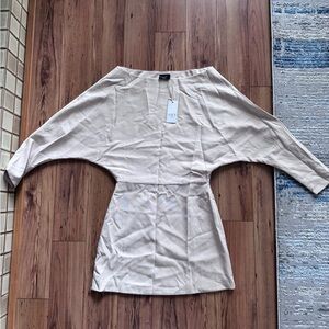 Vici Cream Flowing Dress